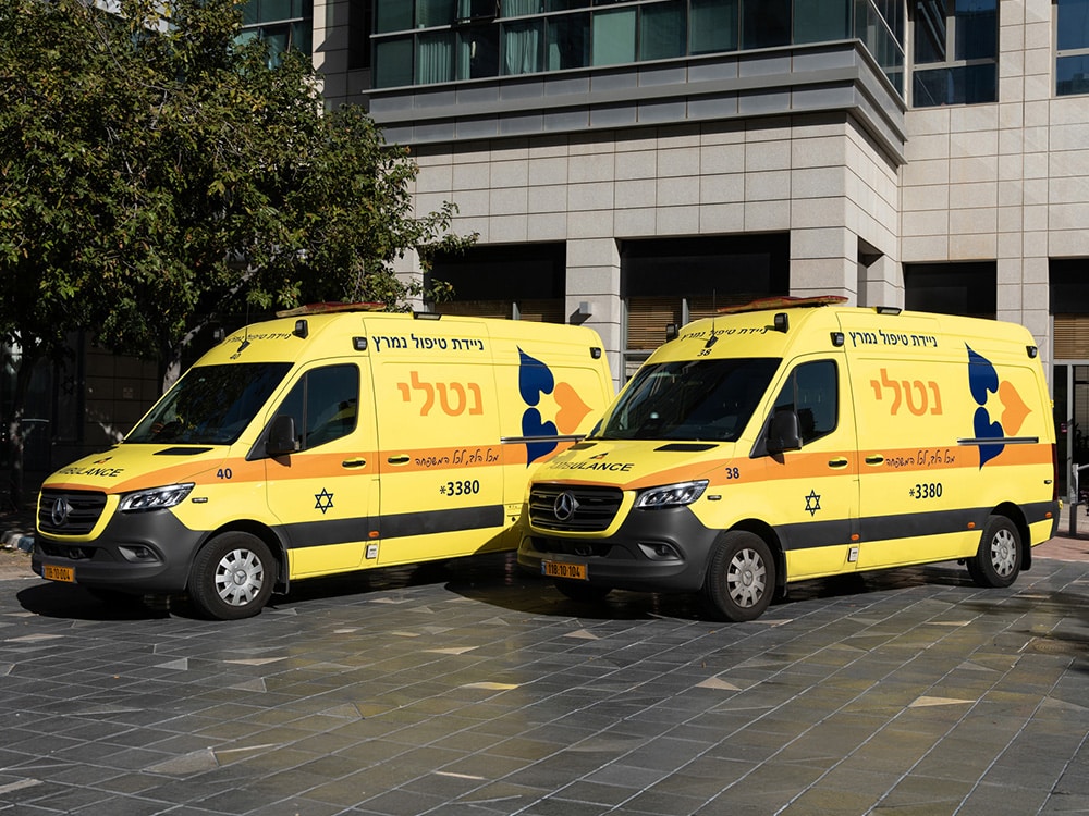 ניידות טיפול נמרץ אמבולנסים נטלי שירותי רפואה